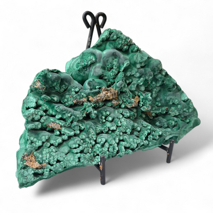 Transformation & Abundance: Raw Botryoidal Malachite Specimen