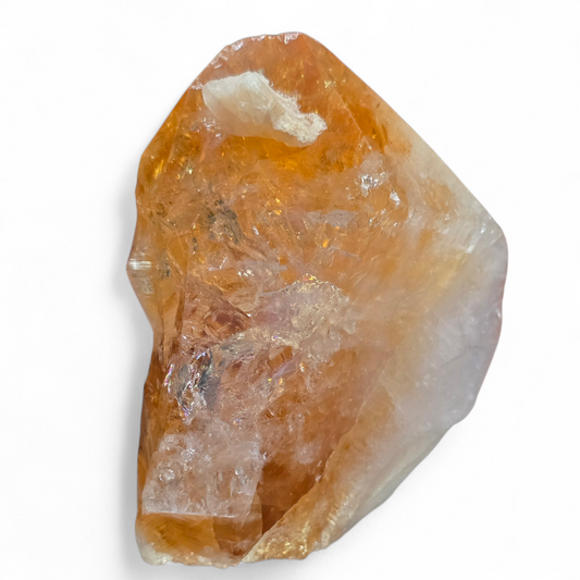 Raw Honey Citrine Chunk (Heat-Treated)