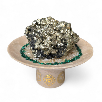 Abundance Manifestation Altar: Raw Pyrite AAA-Grade
