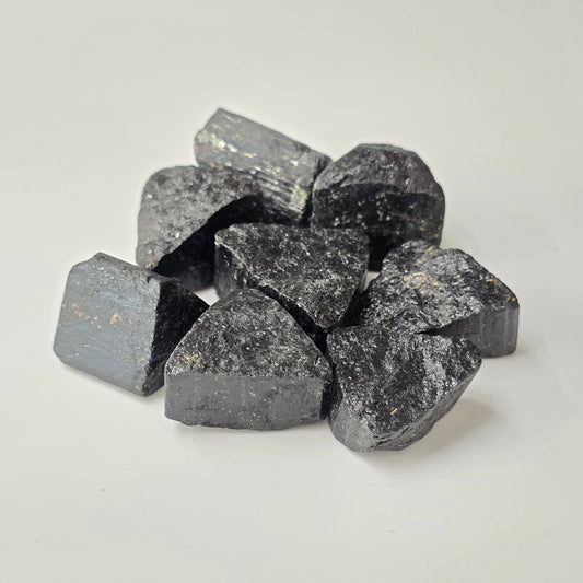 Black Tourmaline Rough Raw (AA Grade - Tibet)