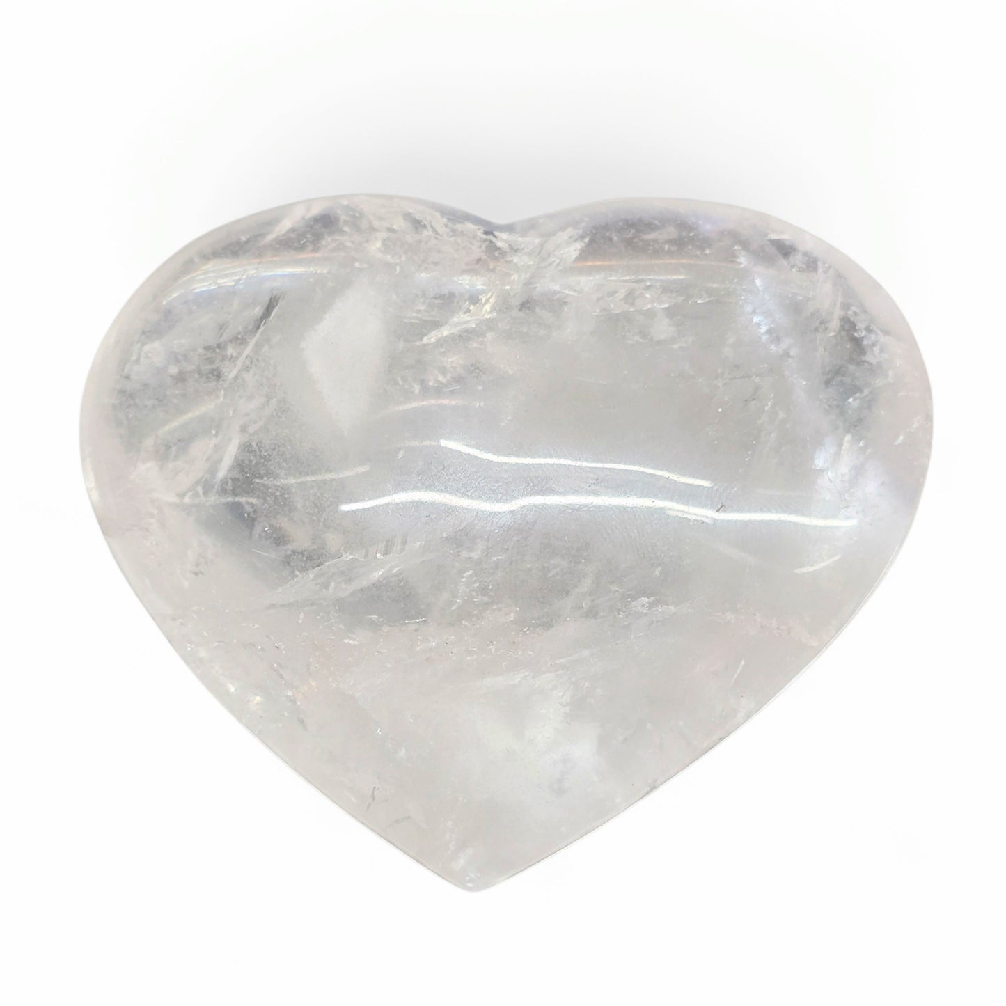 Clear Quartz Polished Heart #3