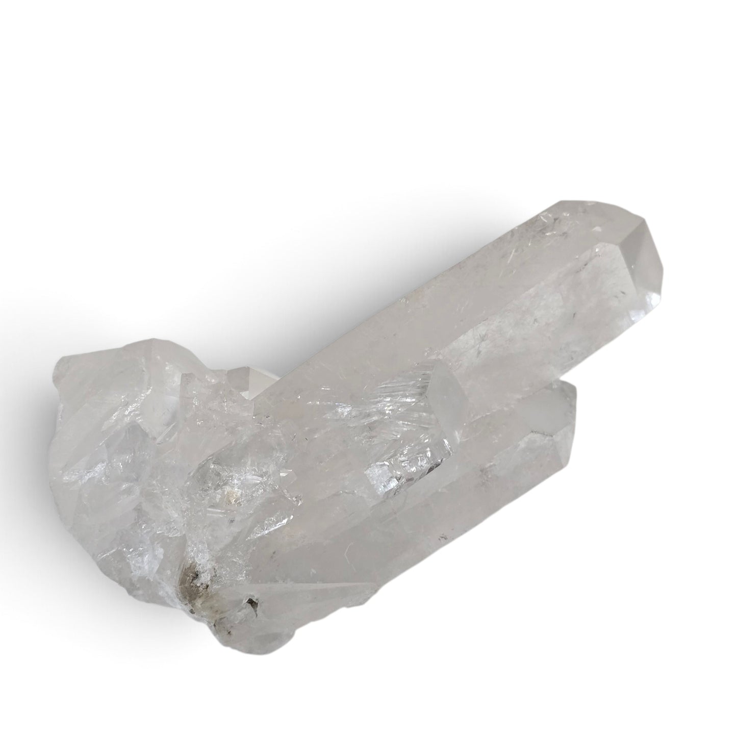 Luminous Transmitter: Rainbow Clear Quartz Tabular Crystal