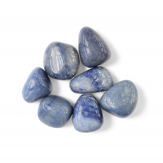 Blue Quartz Tumble Stone (AA Grade)