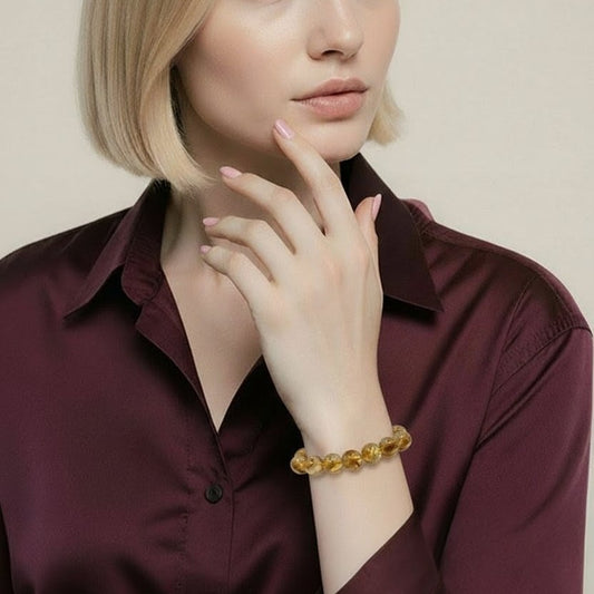 Premium Grade Citrine Bracelet (17cm)