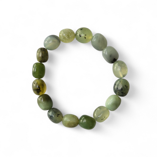 Prehnite Nugget Bracelet A (16.5cm)