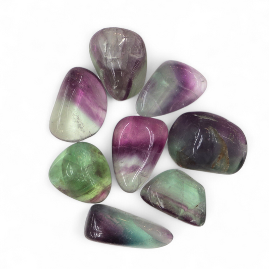 Rainbow Fluorite Small Tumble Stone (AAAA Grade - Russia)
