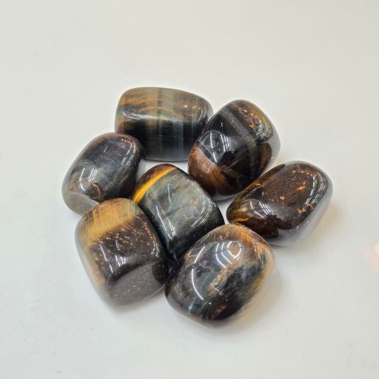 Blue Tiger's Eye Tumble Stone (Africa)