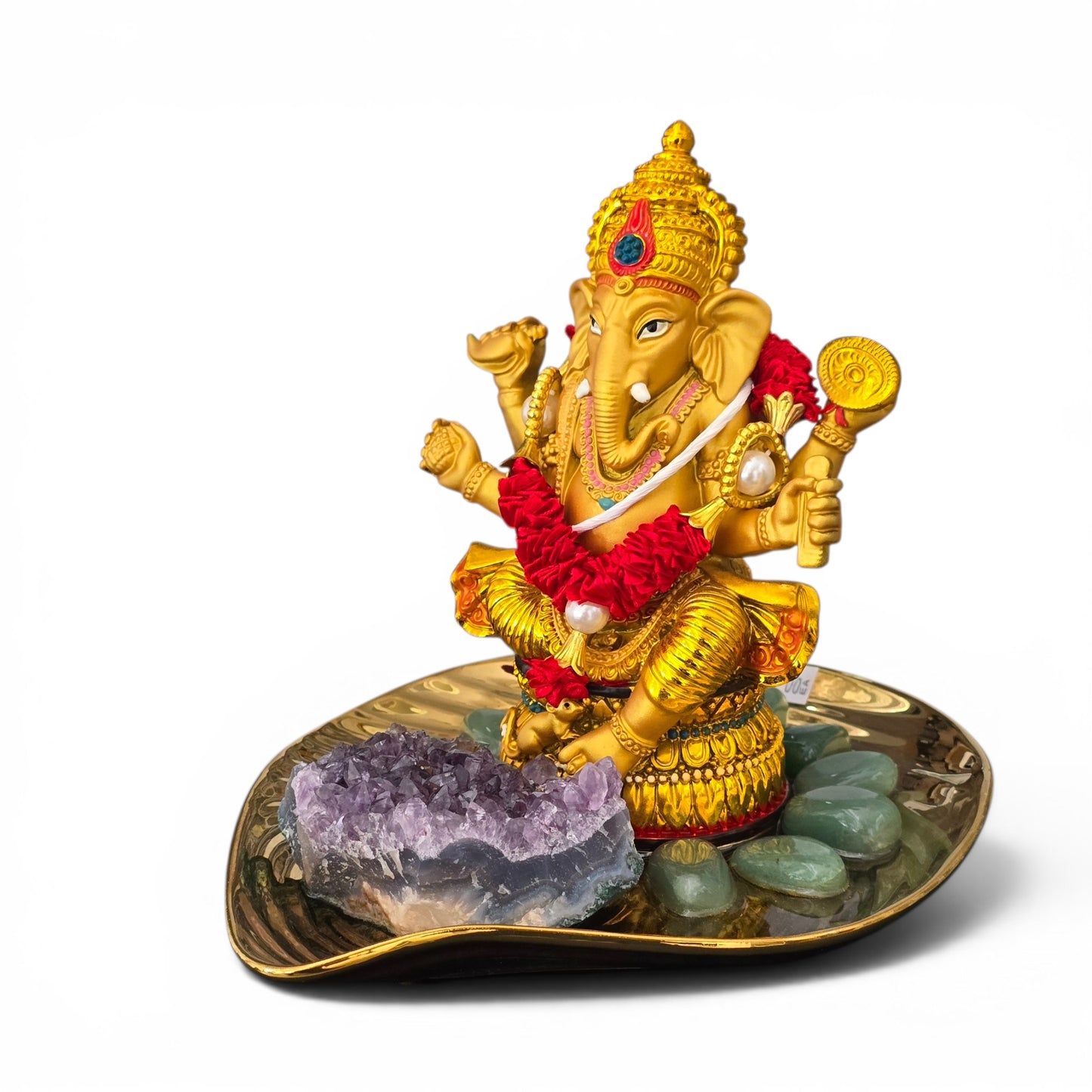 The Golden Ganesha Wealth Manifestation Altar
