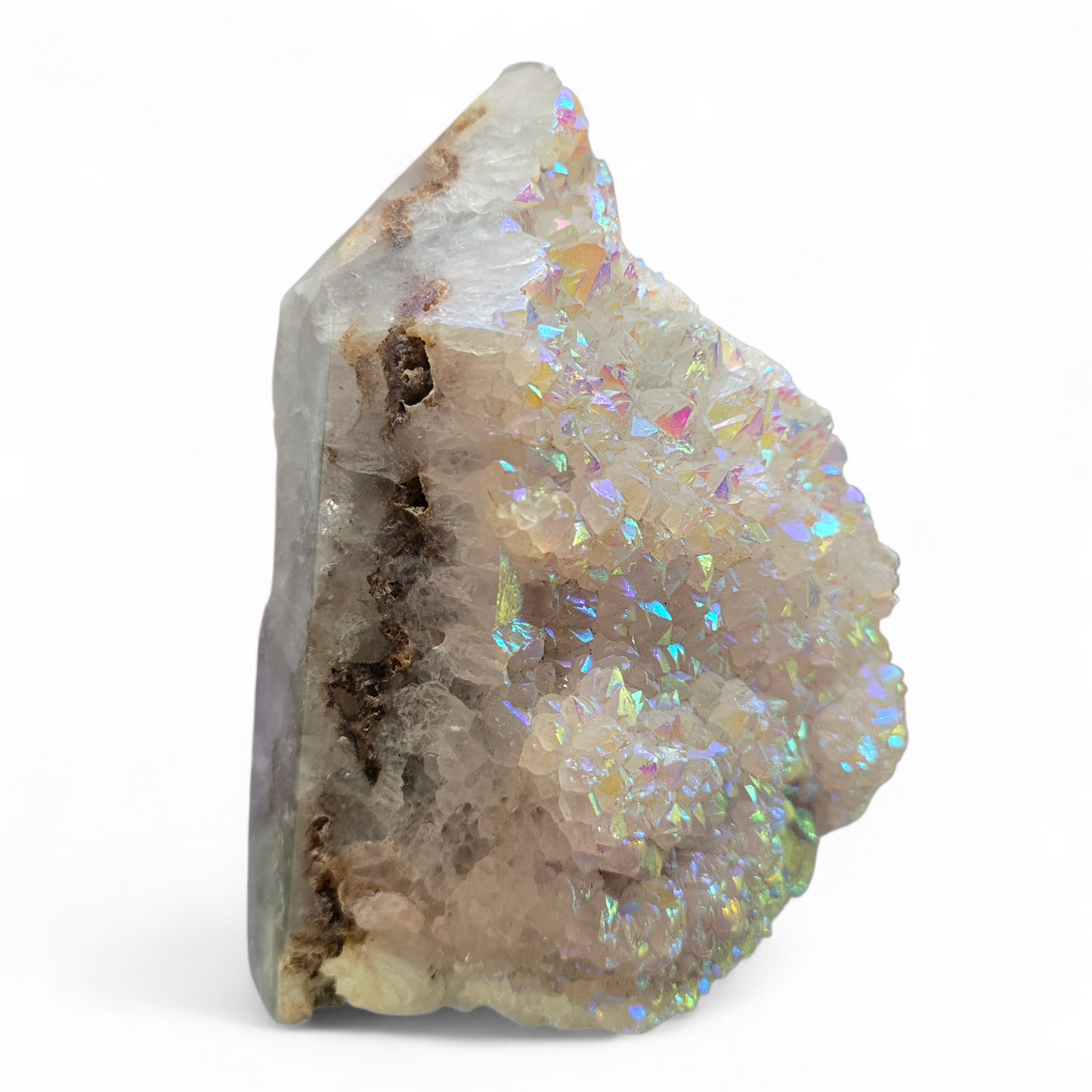 Celestial Spark: Aura Quartz Crystal Cluster Generator