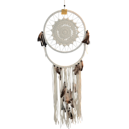 Lunar Flow Bohemian Macramé Dreamcatcher (Large)