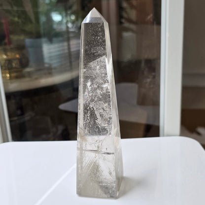 Clear Smoky Quartz Obelisk #1