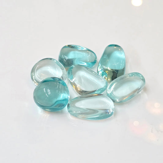 Sky Blue Obsidian Tumble Stone