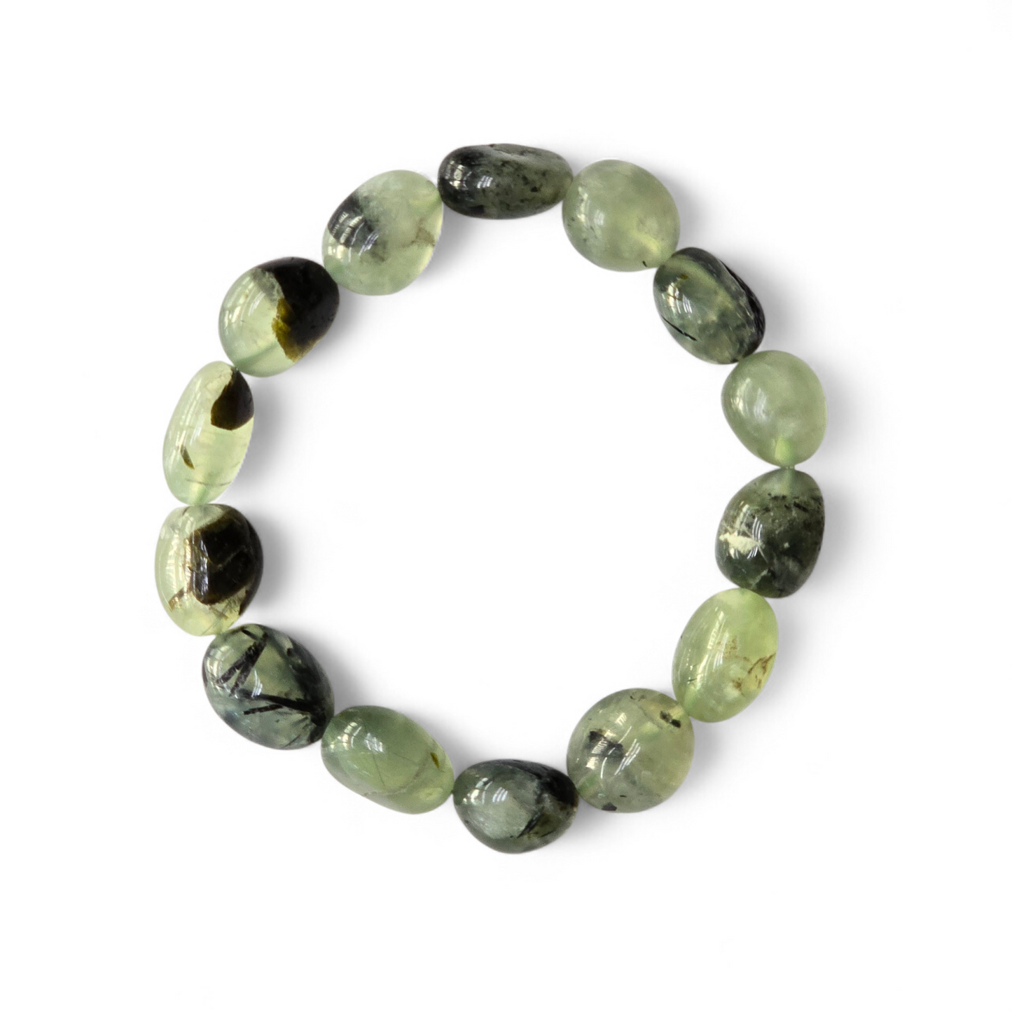 Prehnite Nugget Bracelet B (18cm)