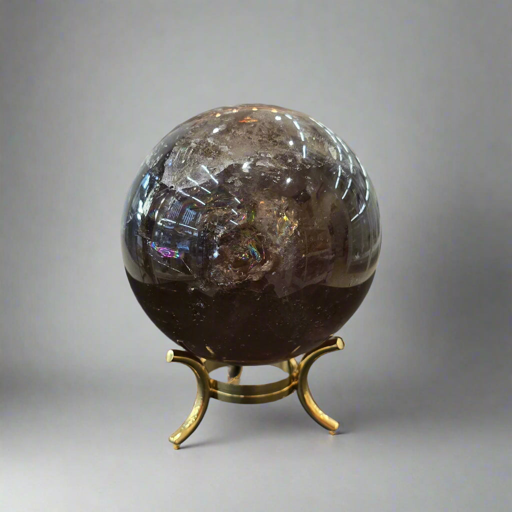 smoky quartz sphere
