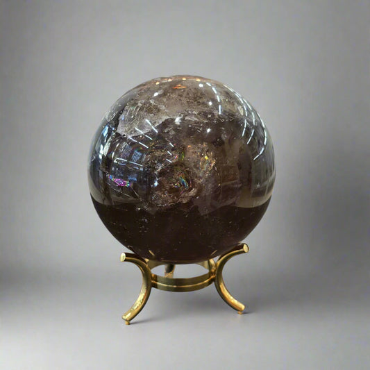 smoky quartz sphere