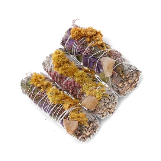 Flora Sage Smudge Stick - The Solar Prosperity Wand
