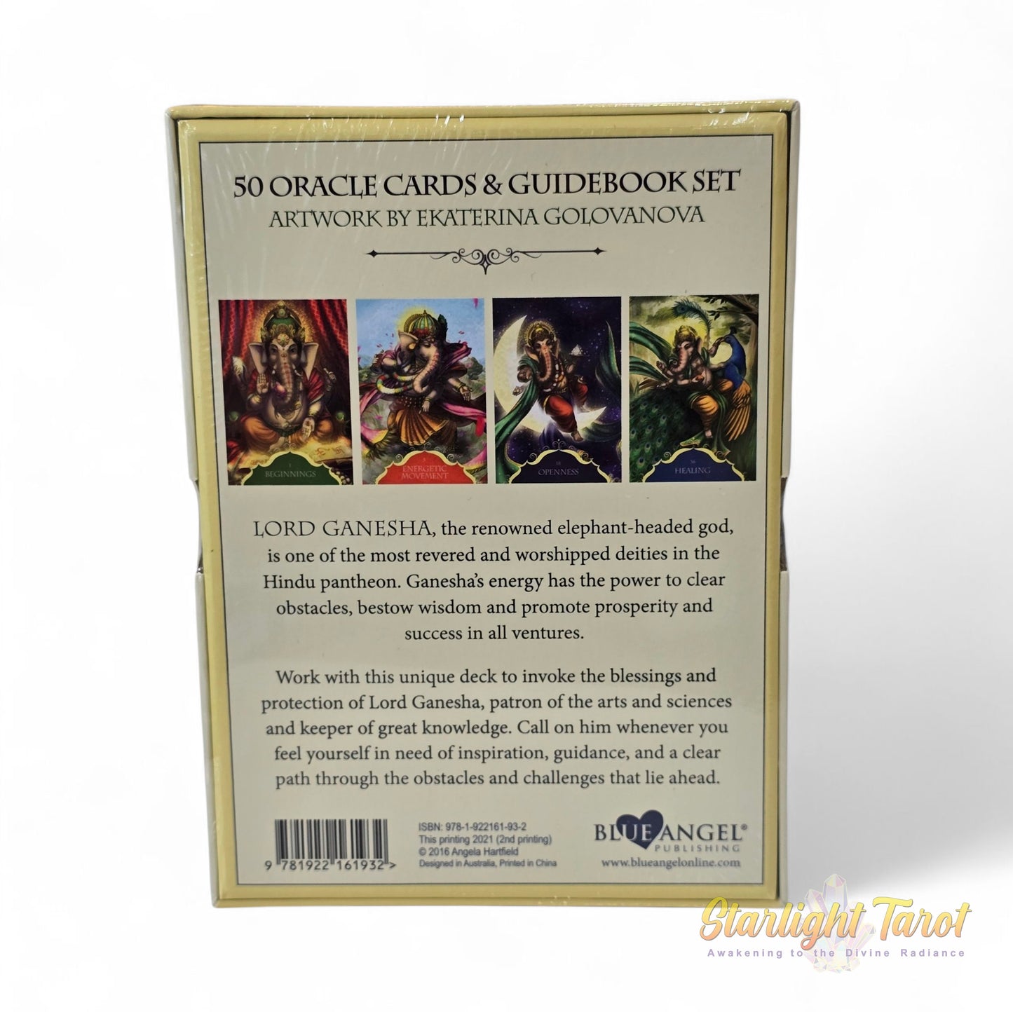 Whispers of Lord Ganesha Set: Oracle Cards - Angela Hartfield